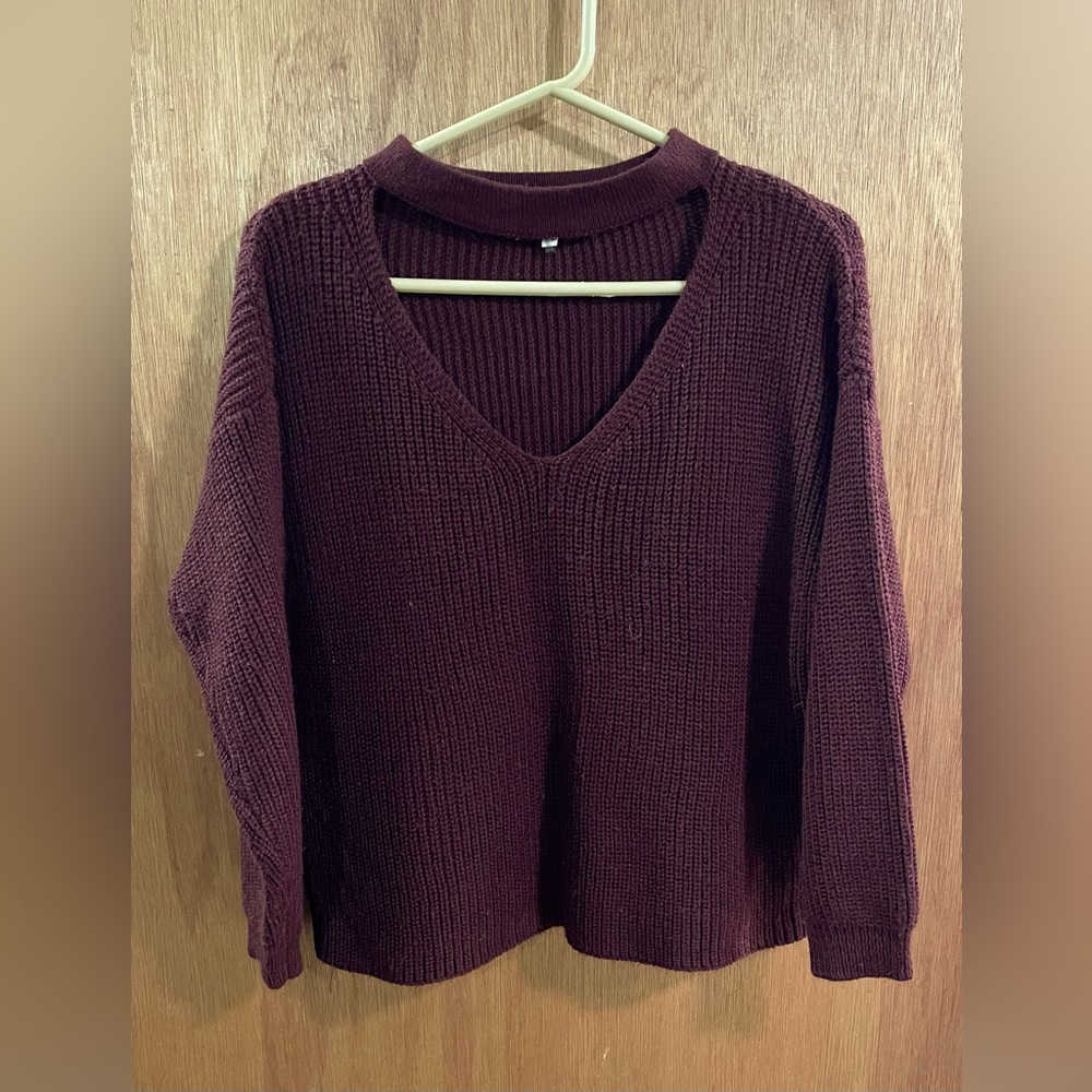 Sweater- Choker Neck